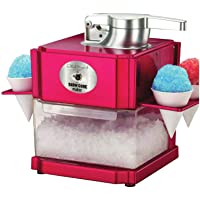 CF HomeEdition Snowcone-Slushie Maker- hielo picado- bebidas de hielo- máquina de hielo triturado